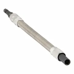 Flexible Bit Extension, 1/4 in Hex, Nonmagnetic, Power Tool Use