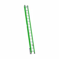 WERNER Extension Ladder: 32 ft Ladder Size, Fiberglass, 375 lb Load Capacity, 73 lb Wt, 2 Sections (MPN B7132-2X9295)