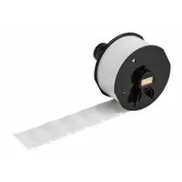 Pre-Cut Label Stock Roll: 1 in x 1/2 in, Nylon, White, 450 Labels Included (MPN A62-16-499)