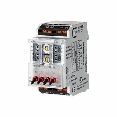 METZ CONNECT MSTP Module: C-Logline, BACnet MS/TP, DIN Rail Mounting, (4) Digital Out - Modules for Metz Connect Controllers