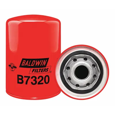 BALDWIN FILTERS Oil Filter: B7320, 1-12 Thread Size, 5 3/8 in Overall Ht - Spin-On Oil Filters