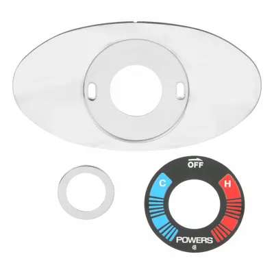 POWERS Dial Assembly Kit: Compatible Product Type E420 Models 8-9 - Trim Parts & Decals for Bathtubs & Showers