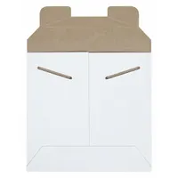 Mailer Envelopes: 6 in x 6 in, 6 in x 6 in, 0.028 in Material Thick, White, 200 PK (MPN RM9)