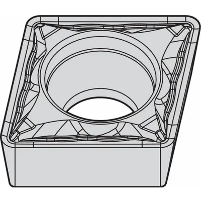 WIDIA Diamond Turning Insert: CCMT3252FP - Diamond Indexable Turning Inserts