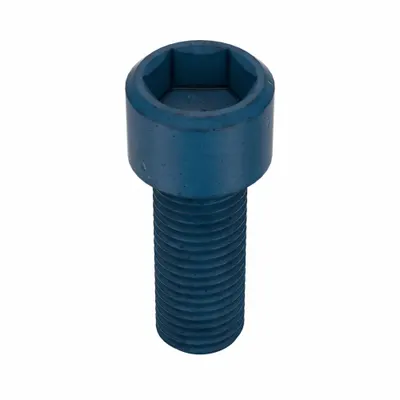 METRIC BLUE Socket Head Cap Screw: M20x2.50 Thread Size, 50 mm Lg, Std, Blue Phosphate - Metric System Standard Socket Head Cap Screws