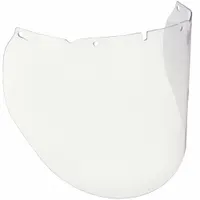 V-GARD Face Shield Visor: 18 in Overall Wd, 9 1/4 in Overall Ht, 0.98 in Overall Thick, Clear (MPN 10115851)