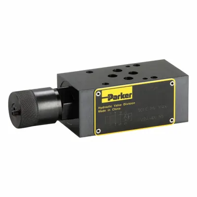Parker Flow Control Valve: 14 gpm Flow Rate - Max, 5,075 psi Max Pressure, D03 NFPA Size - Double-Throttle Valves