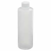 QORPAK Sampling Bottle: HDPE, 8 fl oz, 240 mL, Natural, 24-410 Screw Closure Size, Closure Included (MPN 239569)
