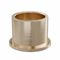 Flanged Sleeve Bearing: Bronze, SAE 841, 18 mm Bore, 22 mm OD, 18 mm Lg, -35°F to 300°F, 10 PK (MPN FFM1822-18B)