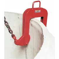Three-leg lifting device with a 15,000 lb working load limit for positioning manhole housings and covers. Used in construction and municipal maintenance for stable, controlled lifting of heavy underground infrastructure components