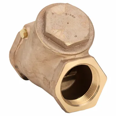 MILWAUKEE VALVE Swing Y Check Valve: Swing, Y-Style Valve Body, 2 1/2 in Pipe Size, FNPT x FNPT - Bronze Y Swing Check Valves