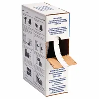 Pre-Cut Label Stock Roll: 1/2 in x 1/2 in, 1/2 in x 1/2 in, Polyester, White (Gloss), -94°F to 230°F (MPN BM-7-423)