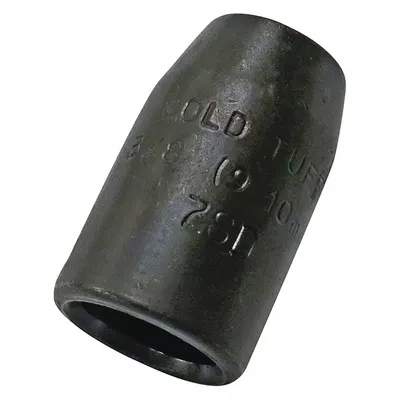 CROSBY Wire Rope Oval Sleeve: Oval Sleeve, Swage, 3/8 in Compatible Rope Dia, Steel - Round Sleeves