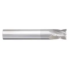 Carbide square end mill with TiCN coating for general-purpose milling. Features 4 flutes, 5/8" mill diameter, 3/4" length of cut, and 3" overall length. Suitable for machining steel, stainless steel, and cast iron in industrial fabrication and maintenance applications.