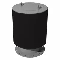 SOLBERG Intake Exposed Filter: 12 in Flange Inlet Size, 4,700 scfm, 31 in Overall Ht, Paper (MPN FT-484P-1200F)