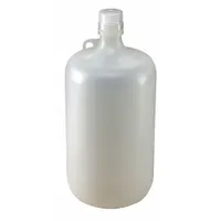 GLOBE SCIENTIFIC Sampling Bottle: Polypropylene, 1.05 gal, 4 L, Natural, Closure Included, Unlined (MPN 7054000)