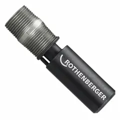 Nipple chuck designed for holding and threading short pipe nipples on ROTHENBERGER Classic 22A, Rhino, and Thread-O-Matic threading machines. For use with 1/2-inch pipe in plumbing and industrial piping applications.