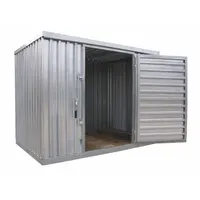 Storage Shed: 110 in W x 153 in D x 85 in H, 821.2 cu ft, Gray, 106 in L x 148 in D x 78 in H (MPN STOR-912-G-W-1RH)