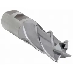 This CLEVELAND square end mill is made from high-speed steel with a TiCN coating for enhanced wear resistance. It features 4 flutes, a 13/16" mill diameter, and a 1-7/8" length of cut. Suitable for general-purpose milling of slots, shoulders, and contours in ferrous and non-ferrous materials.