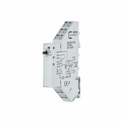 METZ CONNECT Changeover Contact: C-Logline, DIN Rail Mounting, 11070813 - Modules for Metz Connect Controllers