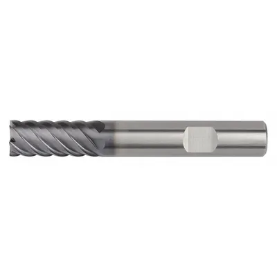WIDIA HANITA Corner Radius End Mill: Carbide, AlTiN Coated, 8 Flute, 16 mm Mill Dia - Carbide Corner-Radius End Mills for Hardened Materials