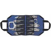 Locking Plier and C-Clamp Set: Curved, 5 in_6 in_7 in_9 in_10 in_11 in Overall Lg, Plain Grip (MPN 1078KB)