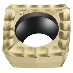 Indexable drill insert for use in compatible drill bodies. Designed for metal drilling operations in general machining applications. Replaceable cutting tip with geometry code P2840S-1N-E67.