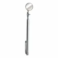 ULLMAN Inspection Mirror: 7/8 in Dia Mirror Size, Mirr. Mat. Glass, Mirr. Shp. Round (MPN A-2T)
