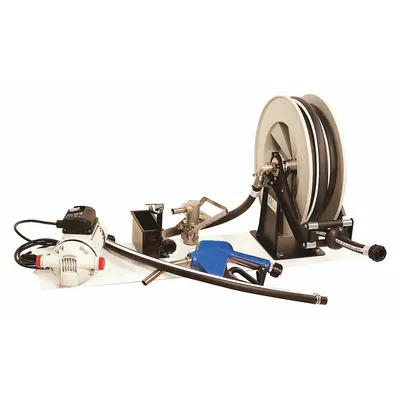 LIQUIDYNAMICS INC. Electric Drum Pump: 115 V AC, 1/10 hp HP, Polypropylene - Drum-Mount DEF Dispensing Pump Systems