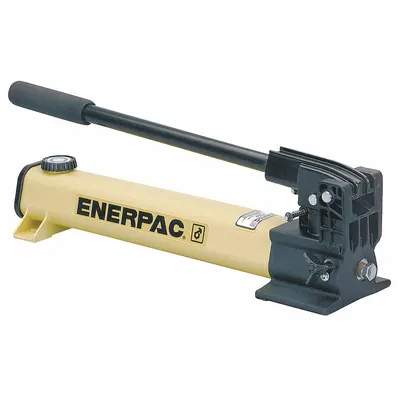 ENERPAC Hydraulic Hand Pump: 2 Stages, Single Acting, 200 psi Max. Pressure 1st Stage - Hand Pumps for Hydraulic Fluids
