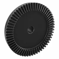 Bevel Gear: Straight, Gear Ratio 5, Module m 2, 60 Teeth, Black Oxide-Coated Steel, 15 mm Bore Dia (MPN SB2-6012)
