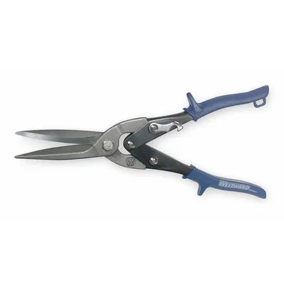 WESTWARD Metal Cutting Snip: Straight, 11 1/2 in Overall Lg, 3 in Cutting Lg, Steel - General Purpose Metal Snips