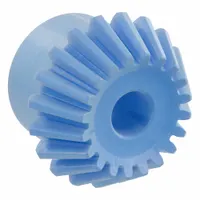 Bevel Gear: Straight, Gear Ratio 2, Module m 3, 20 Teeth, Nylon, 16 mm Bore Dia (MPN PB3-2040)