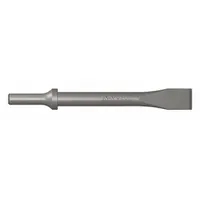 AJAX Chisel: 0.401 in Shank Size, Round, Round, 3/4 in Chisel Tip Wd, 11 in Overall Lg (MPN 910-11)