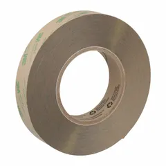 3M Transfer Tape: 1 in Wd, 60 yd Lg, 5.2 mil Thick, Polycoated Kraft Paper, Acrylic, Transparent (MPN 19337). Key specifications — Series: 468MP; Bond Type: Repositionable; Liner Material: Polycoated Kraft Paper.