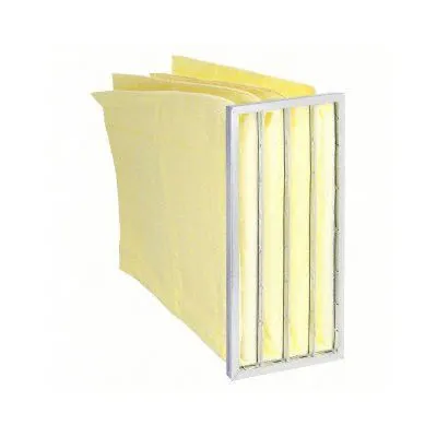 OEM Pocket Air Filter: 24 in x 12 in x 22 in, MERV 15, Yellow, Synthetic - MERV 15 Pocket Air Filters