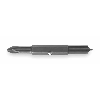 KLEIN TOOLS Double Ended Driver Bit: Imperial, Hand, #2 – Phillips Bit Size and Type Side 1 - Double-Ended Driver Bits