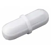 Stirring Bar: Octagon, Alnico, 22 mm Overall Lg, 7.93 mm Dia, White