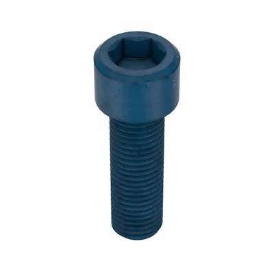 METRIC BLUE Socket Head Cap Screw: M16x2.00 Thread Size, 50 mm Lg, Std, Blue Phosphate - Metric System Standard Socket Head Cap Screws