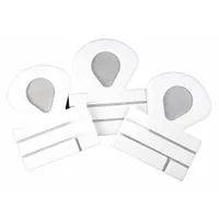 MEDSOURCE Catheter Dressing: 6 1/2 in Overall Lg, Foam, White (MPN MS-11101)