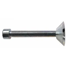 Steel leveling screw kit for stackers. Provides adjustable base to level equipment on uneven floors. Includes necessary hardware for installation.