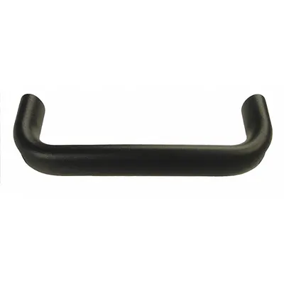 MONROE PMP Pull Handle: Unthreaded Holes, Aluminum, Black - Load-Rated Standard "U" Pull Handles