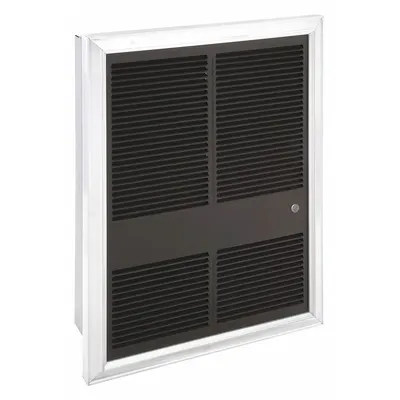 MARKEL Recessed Electric Wall-Mount Heater: 1500 W, 120V AC, Single Phase, 120V AC - Large Recessed Electric Wall Heaters