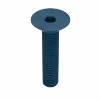 Socket Flat Head Screw: M12x1.75 Thread Size, 60 mm Lg, Flat, Blue Phosphate, Alloy Steel, 5 PK (MPN UST184140)