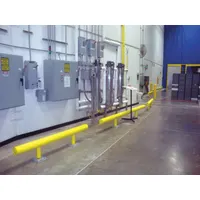 IDEAL SHIELD Guard Rail System: Mid-Rail Not Included, Straight, 14 3/4 in Top Rail Ht, Guardrail (MPN HGR-1-096-14-3/4-C-12)