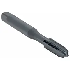 This CLEVELAND thread-forming tap creates internal threads by displacing material, producing stronger, burr-free threads in ductile materials such as aluminum, brass, and low-carbon steel. It features a 1/4"-28 UNF thread size, H4 / 2B tolerance, bottoming chamfer for blind holes, and is made from high-speed steel. Suitable for through or blind hole applications requiring a 2B fit class.