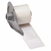 Wraparound Label: 1 1/2 in x 1 1/2 in, Vinyl, Black on White, For 4 AWG to 10 AWG Wire Gauge (MPN M7-32-498)