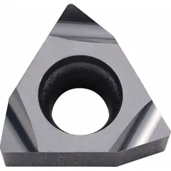 PVD carbide Trigon turning insert with a trigon shape providing strong cutting edges and cost-effective indexing. Designed for precision turning, facing, and profiling operations on CNC lathes in general machining of steels, stainless steels, and cast irons.