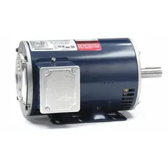 Open drip proof (ODP) enclosure with rigid base mount. 1 hp, 1760 RPM, 230/460V AC, 3-phase, auto-rated. Full load current 3.0/1.5 A. Suitable for general-purpose industrial applications such as pumps, fans, conveyors, and machine tools.