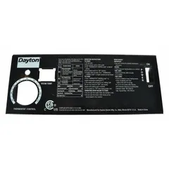 This HVACR cover display is a base, housing, or mounting kit component used to protect and mount display panels in commercial heating, ventilation, air conditioning, and refrigeration systems. It ensures secure installation and reliable operation in demanding industrial environments.
